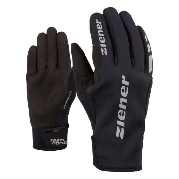 Ziener URS GWS BLACK černá 6 - Běžecké rukavice Ziener